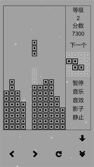 经典俄罗斯方块黑白版5