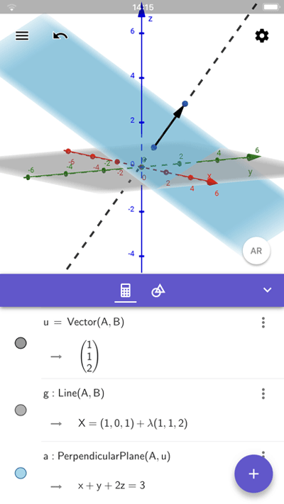 geogebra3D计算器3