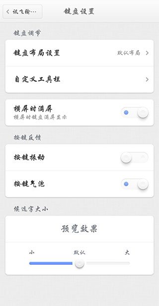 讯飞输入法Smartisan定制版5