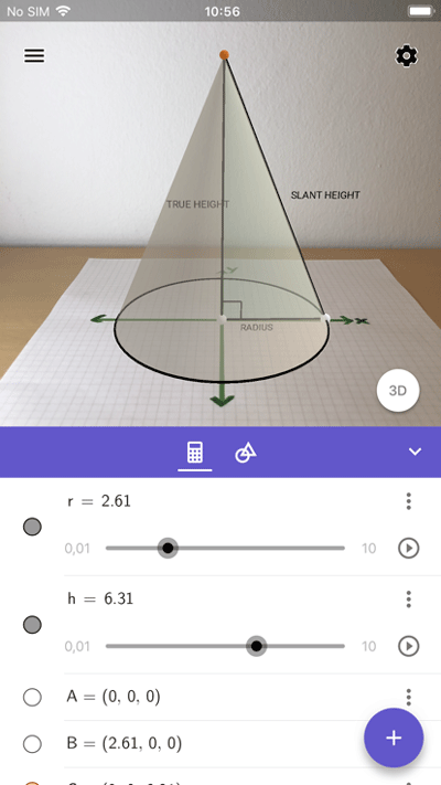 geogebra3D计算器4